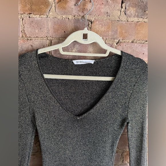 Bcbg metallic sparkle dress/top - Picture 3 of 4